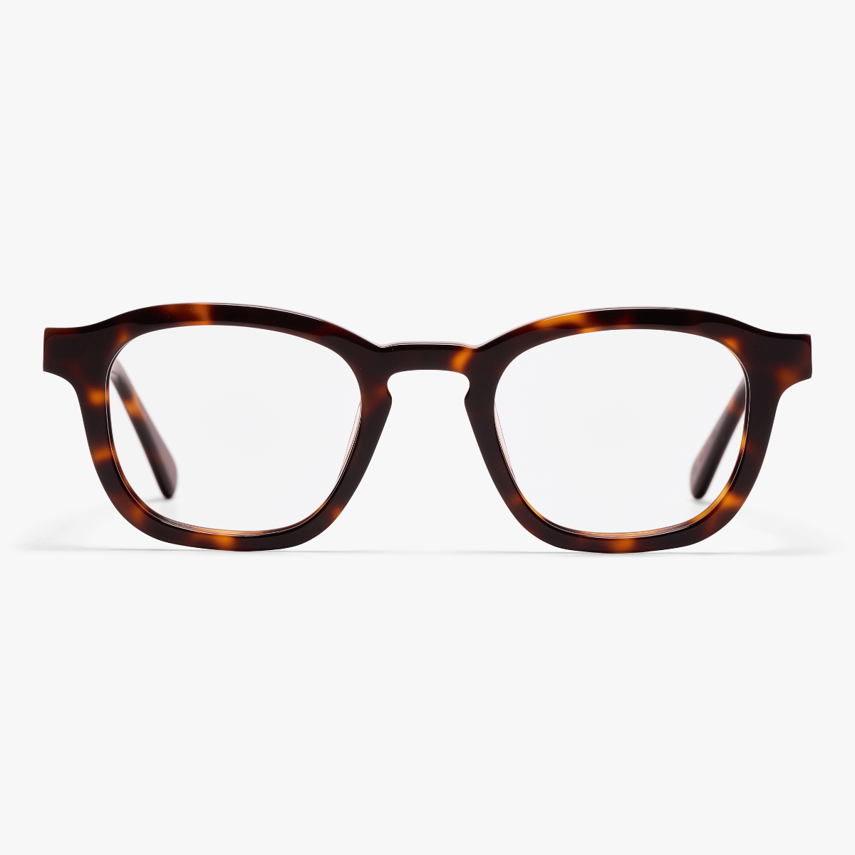 Luxreaders stylish Men's Reykjavik Light Turtle Reading glasses. Made from Bio-acetate in a Square shape.