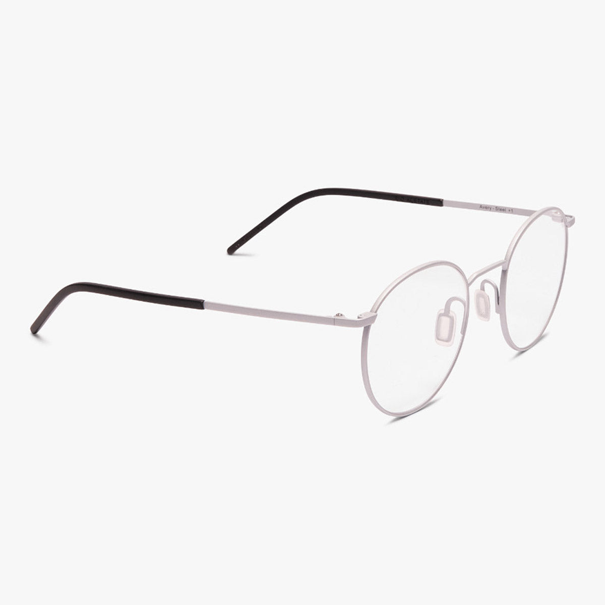 Luxreaders stylish Men's Silkeborg Steel Reading glasses. Made from Titanium in a Square shape.