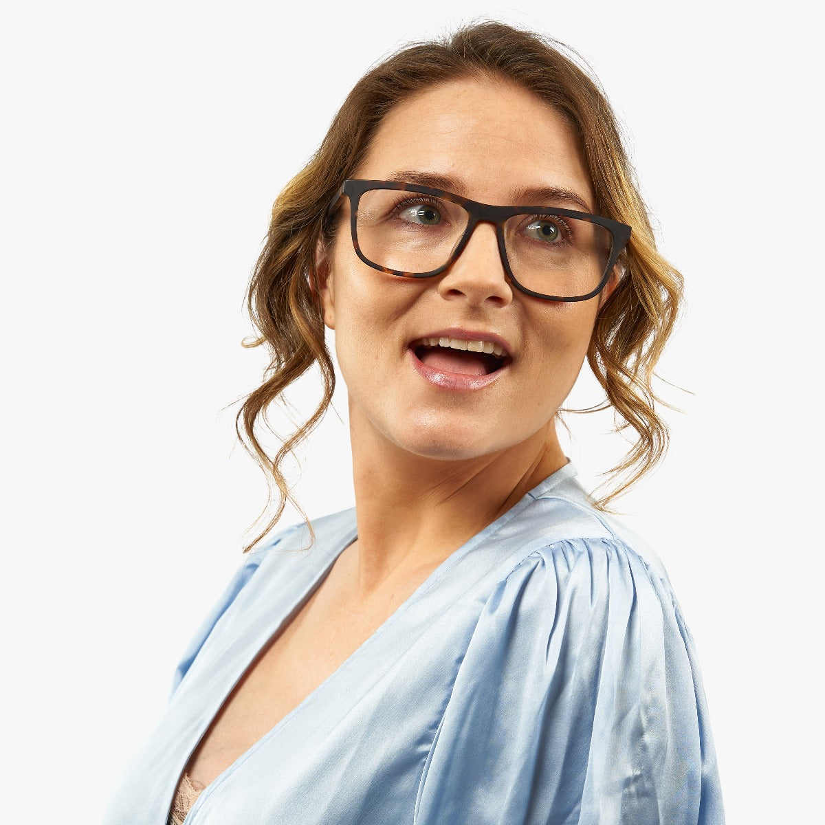 Luxreaders stylish Women's Oslo Dark Turtle Reading glasses. Made from Acetate in a Square shape.