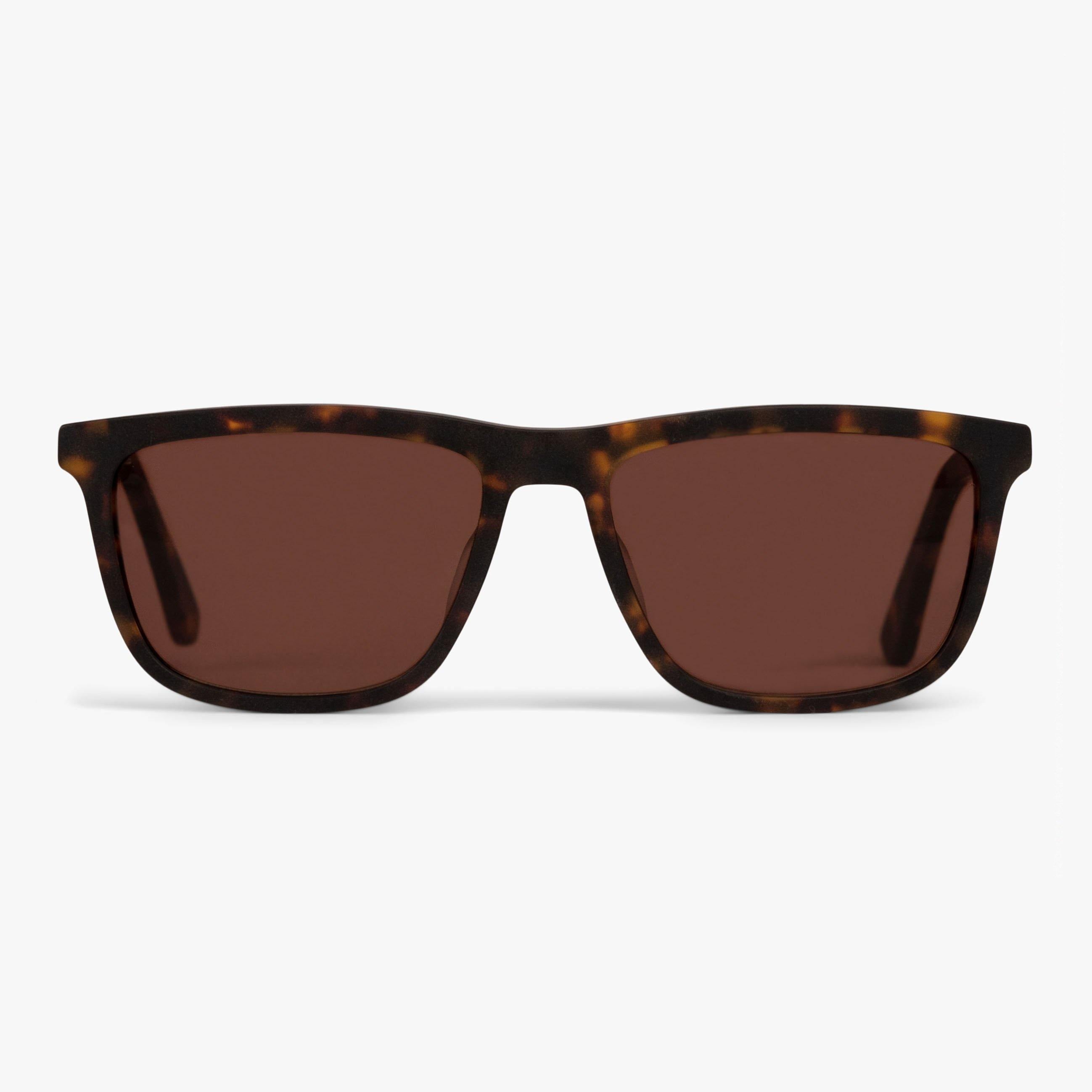 Luxreaders stylish Women's Oslo Dark Turtle Sunglasses. Made from Acetate in a Square shape.