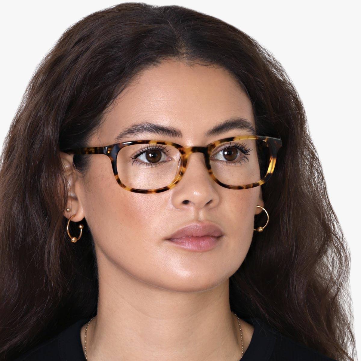 Luxreaders stylish Devon Light Turtle Reading glasses. Made from Acetate in a Rectangle shape.