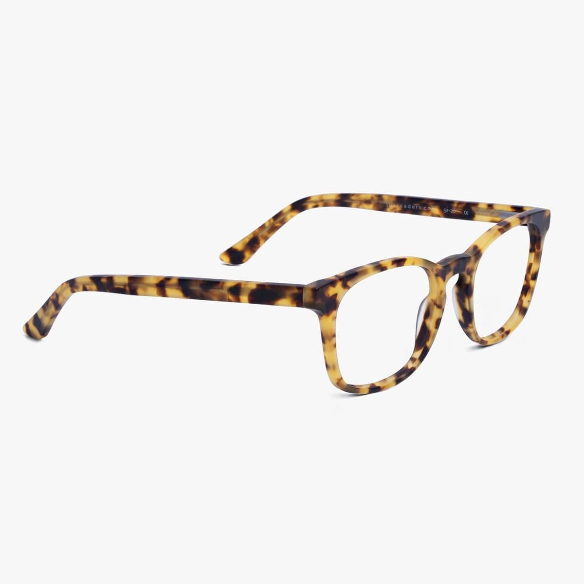 Tortoiseshell square-frame reading glasses