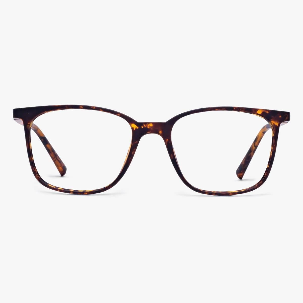 Tortoise shell rectangular reading glasses