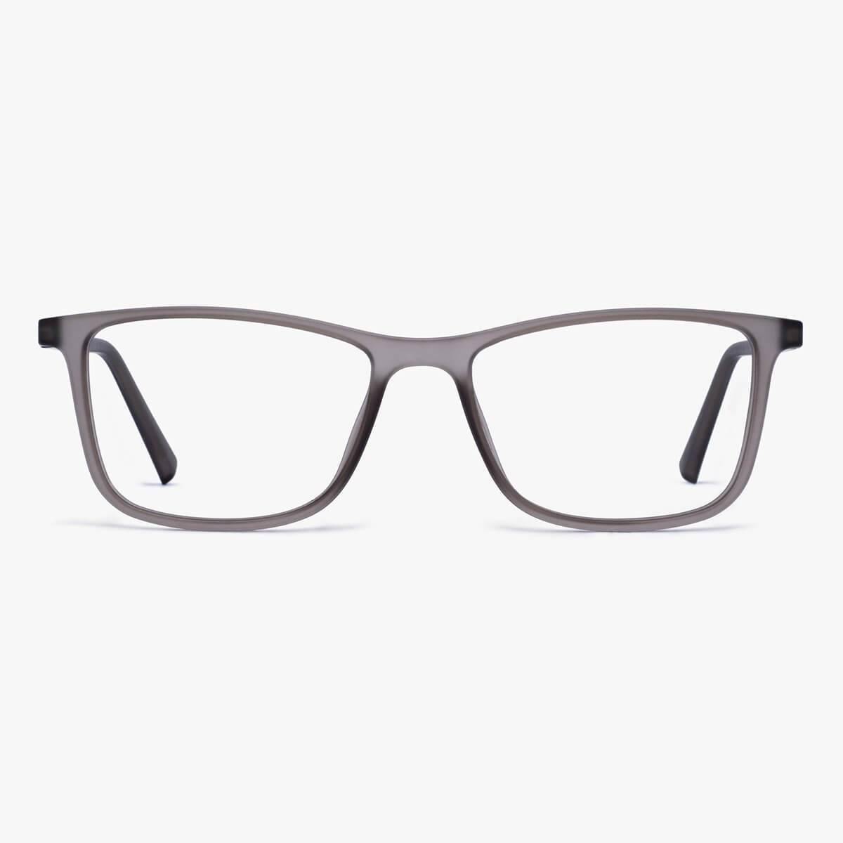 Men's Skagen grey rectangular glasses with matte finish