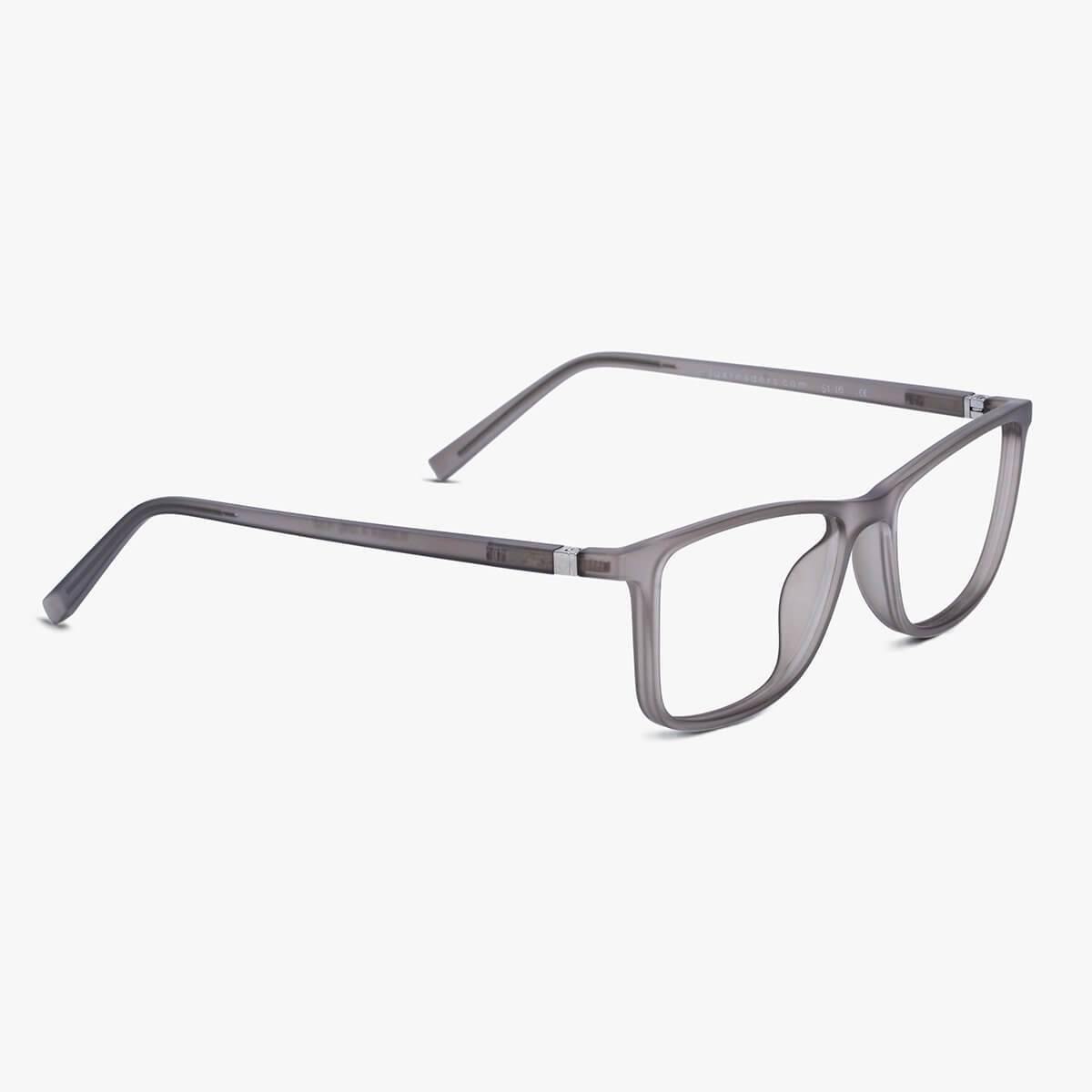 Skagen Grey rectangular grey glasses with translucent frame