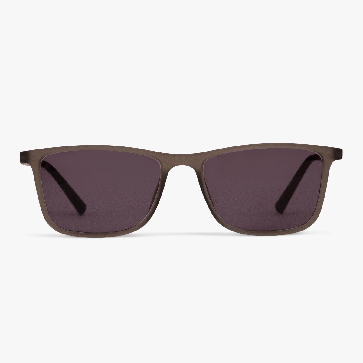 Skagen Grey rectangular sunglasses with grey frames and dark lenses