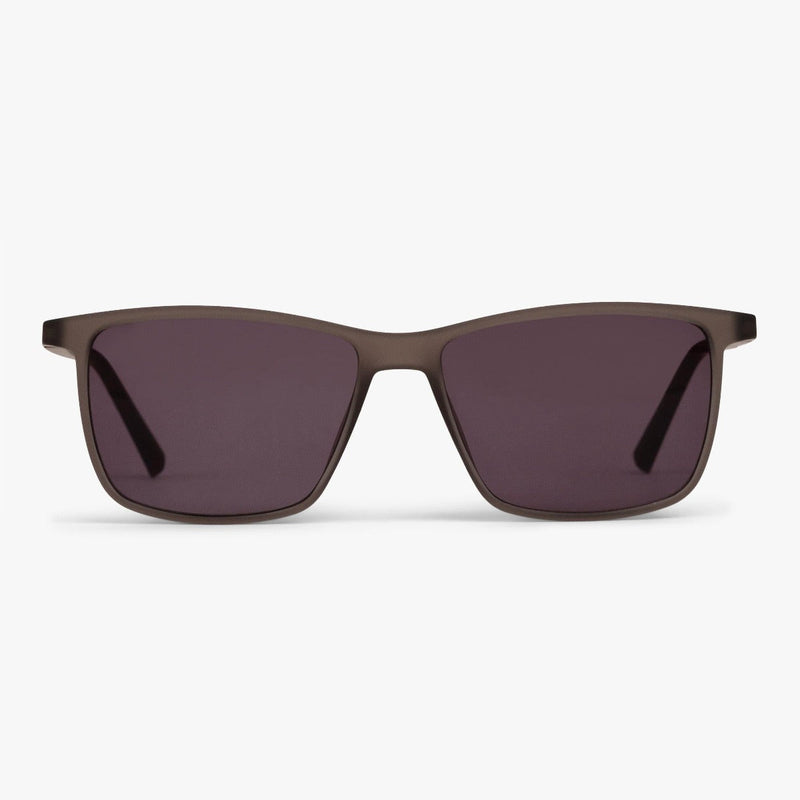 Women's København grey sunglasses with rectangular frames