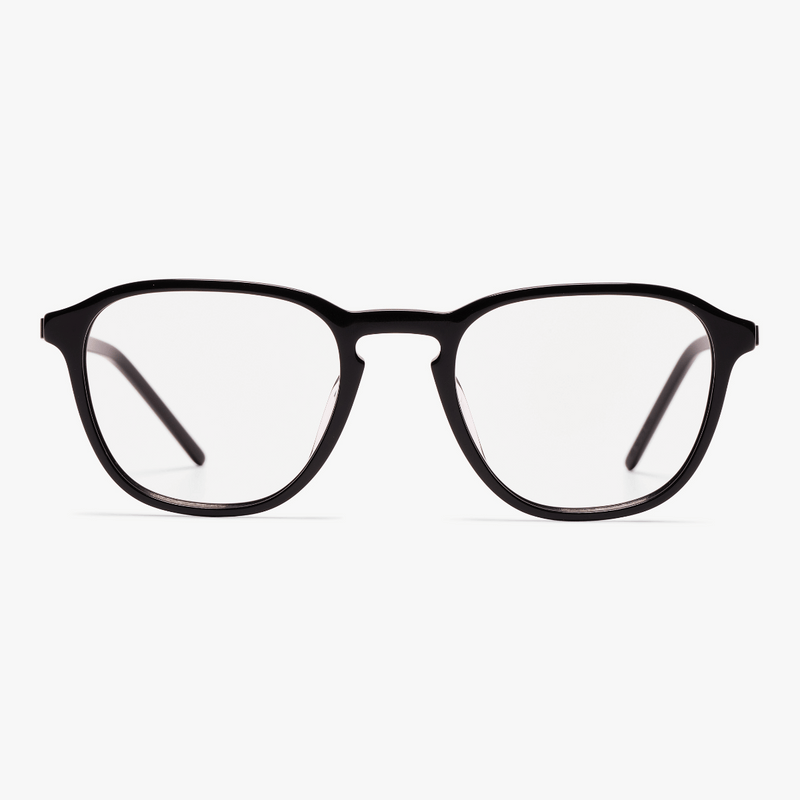 Women's Rønne Black glasses with rectangular black frame